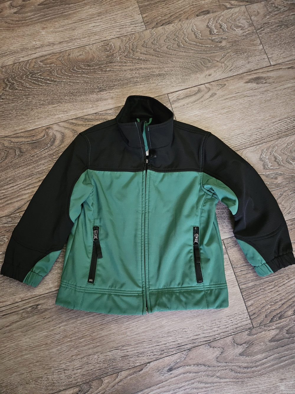 Kids Green and Black Fall Jacket